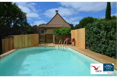 Image de Climatisé tout confort, jardin, piscine privée et chauffée, animaux acceptés