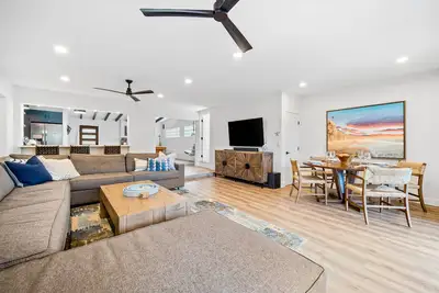 Image de Stunning home with lush yard, saltwater pool, hot tub, & outdoor kitchen