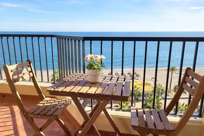Image de Ref: 236 Beachfront apartment with wonderful seaviews and pool in Carvajal