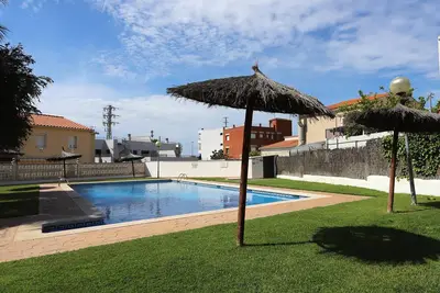 Image de Maison à Creixell avec piscine, clim, près de la plage