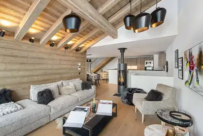 Image de Chalet moderne 5 chambres pour 10 pers, proche pistes, parking, balneo, services inclus