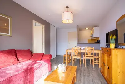 Image de Appartement cosy pour 6 personnes avec balcon, parking et accès aux pistes