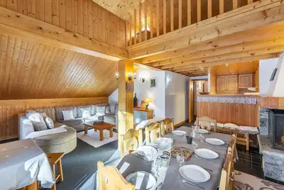 Image de Duplex spacieux à Méribel – 8 pers, 3 ch, 2 salles de bain, proche pistes et navette