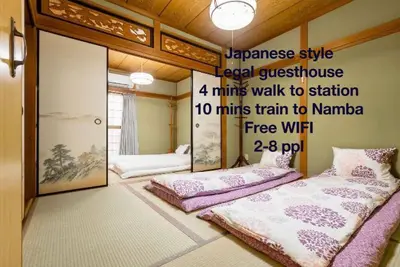 Image de 10mins train to Namba, 4mins walk to stn, 2floor Japanese style whole house