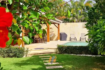 Image de Holiday Villa - 3 Bedrooms A/C -2 Bathrooms-Private Pool-Garden-300m Popy Beach