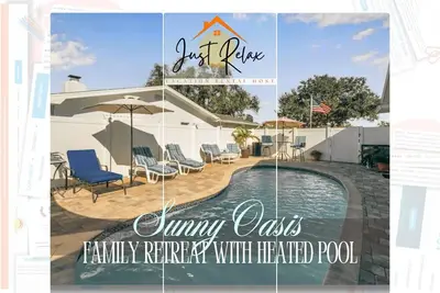 Image de Sunny Oasis: Family Retreat with Heated Pool