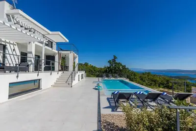 Image de Maison de vacances Šmrika pour 1 - 7 personnes avec 3 chambres à coucher - Maison de vacances