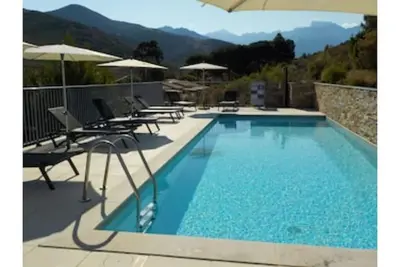 Image de Appart piscine chauffée, wifi, 2 chambres, clim, 7 min plage 1 min rivière