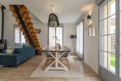 Image de Blue House cosy au coeur de la forêt classé 4* salle de sport privée au logement