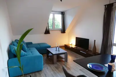 Image de Moderne Ferienwohnung mit Voll Ausgestatteter KĂĽche