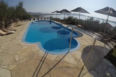 Villa Julio's two bedroom top floor apartment number 3 with an outstanding views
