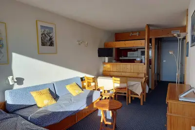 Image de Appartement cosy 6 pers, accès direct pistes et commerces, balcon sud, Arc 1800 Villards
