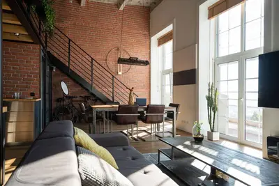 Image de Spacious Ny Style Uptown Loft with Panoramic View