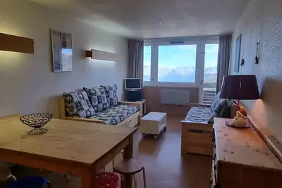 Image de Confortable Appart. 7-8 pers, Pied de Pistes, Vue Mont Blanc