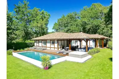 Image de Villa à 5 min en voit. des plages de la Lette et du Golf 10 pers. Piscine Spa