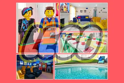 Image de Lego Dream! 🧱🌊🕹️⛳🎥 Heated Pool, Theater, Arcade, & more!