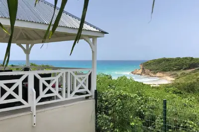 Image de Villa Le Paradis Bleu St-Anne, 2 mn à pied de la plage du helleux, belle vue mer