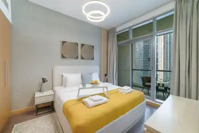 Image de Vacay Lettings · High floor Marina view 1 Bhk