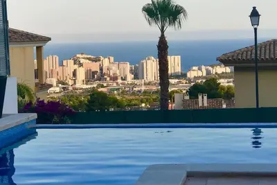 luxury villa Benidorm/ vue mer