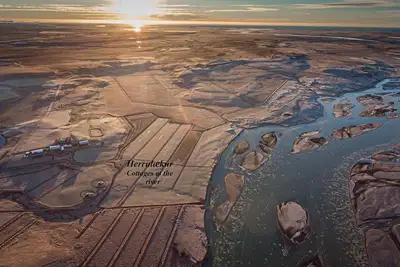Image de Vacation home by the river Þjórsá, directly in nature, wide landscape, ideally situated
