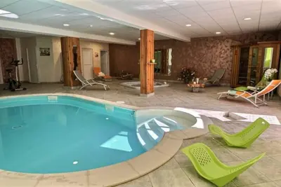 Image de Le Cabanou : Spa privé. Nature, calme et bien être