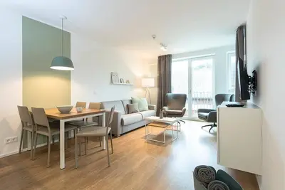 Image de Modern family apartment near the beach with sheltered loggia & sauna in the house!