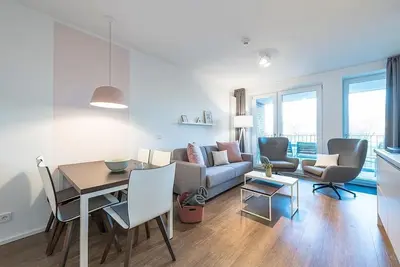Image de Schickes Ferienapartment in Strandnähe mit Geschützter Loggia und Sauna im Haus!