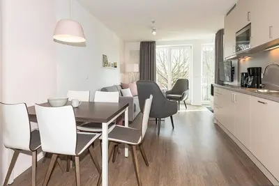 Image de Tolles Familien-apartment in Strandnähe mit Sonniger Loggia und Sauna im Haus!