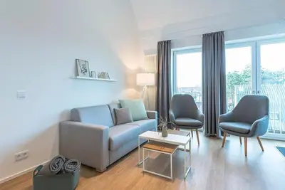 Image de Apartment in Strandnähe mit Sonniger Süd-west-loggia, Badewanne & Sauna im Haus!