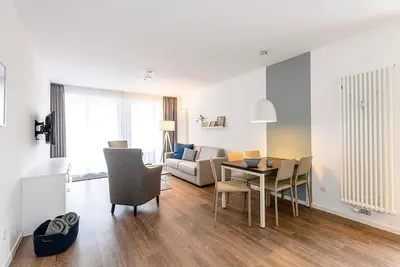 Image de Modernes 3-zimmer Familienapartment in Ruhiger Lage mit Terrasse in Strandnähe