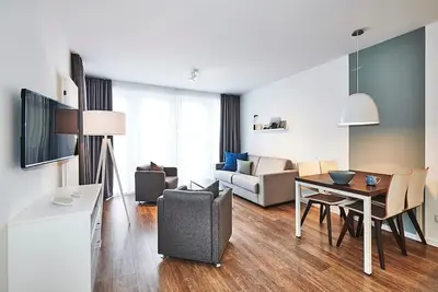 Image de Strandnahes Ferienapartment mit SĂĽdbalkon Inklusive Schwimmbad- & Saunanutzung