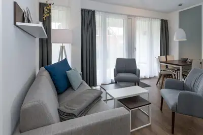 Image de Nordsee-apartment mit Terrasse Inkl. Parkplatz, Schwimmbad- & Saunanutzung