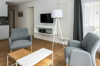 Image de Tolles Nordsee-apartment mit Balkon, Parkplatz, Schwimmbad- & Saunanutzung