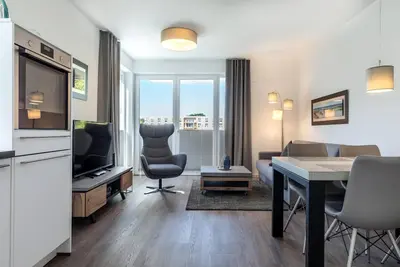 Image de Rollstuhlfreundliches 2-zimmer Apartment mit Terrasse und Saunabereich im Haus