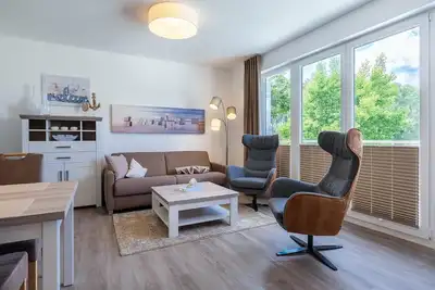 Image de Lichtdurchflutetes Familienapartment mit Tollem Balkon und nur 200 m zum Strand