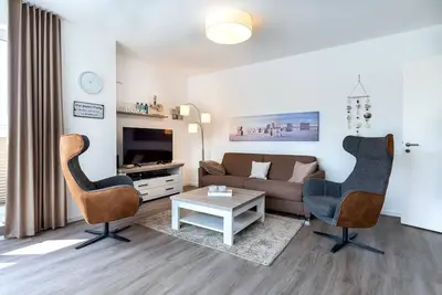 Image de Exklusives Apartment mit Sonniger, Großer Dachterrasse und nur 200 m zum Strand