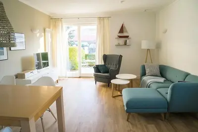 Image de Pretty vacation apartment on the Baltic Sea with two terraces and views as far as the sea