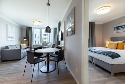 Image de Stylish apartment with loggia & in-house Spa - only 300 meters to the beach!