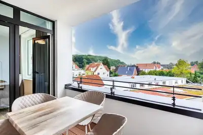 Image de Modern-behagliches Apartment in Ostseenähe mit Loggia und Exklusivem Spa im Haus