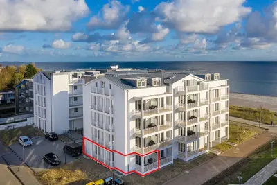 Image de Familienfreundliches Apartment am Meer mit Balkon und Hauseigenem Saunabereich