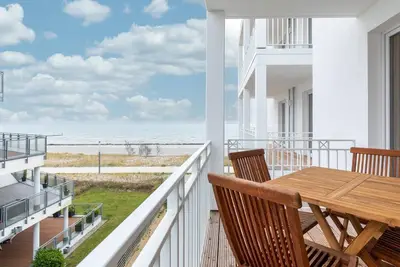 Image de Liebevoll Eingerichtetes Apartment an der Ostsee mit Balkon und Meerblick
