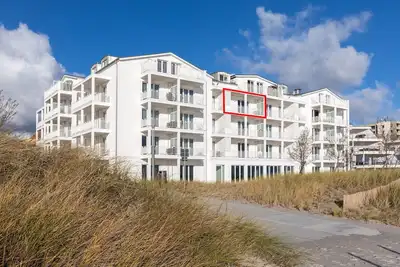 Image de Tolles Apartment in Toplage am Strand mit Balkon und Großartigem Meerblick