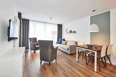 Image de Strandnahes Familienapartment mit Balkon Inklusive Schwimmbad- & Saunanutzung