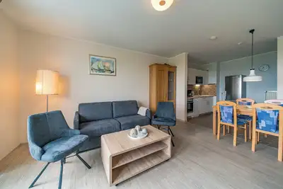 Image de Maisonette-ferienwohnung in Deichlage an der Nordsee Inkl. Balkon mit Meerblick