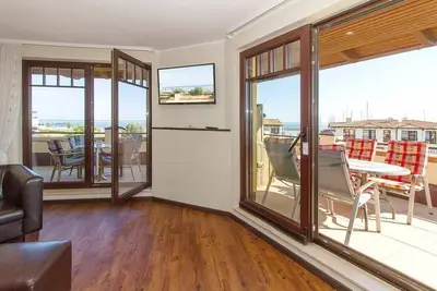 Image de Exklusives Penthouse am Yachthafen mit Großer Dachterrasse, Meerblick und Sauna!