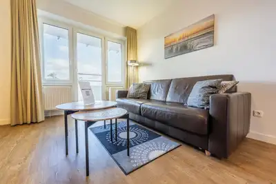 Image de Strandnahe 3-zimmer Ferienwohnung mit Balkon und Direkt am Nordseedeich Gelegen