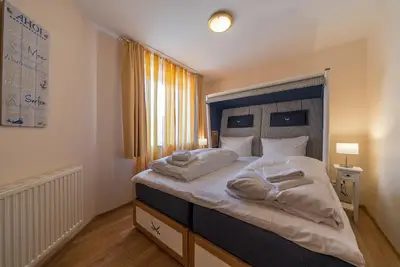 Image de Familienfreundliche Ferienwohnung an der Nordsee mit Balkon und Blick zum Deich