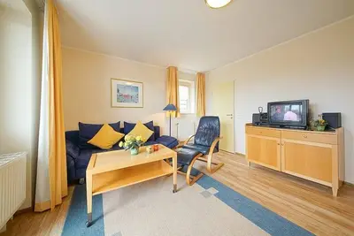 Image de Ferienwohnung an der Nordsee mit Balkon, Meerblick und Direktem Strandzugang