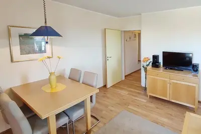 Image de Strandnahe 3-zimmer Ferienwohnung an der Nordsee mit Balkon und Meerblick