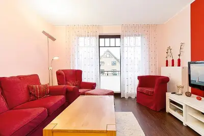 Image de Hübsche Eck-wohnung an der Ostsee mit Zwei Balkonen und Sauna in der Anlage